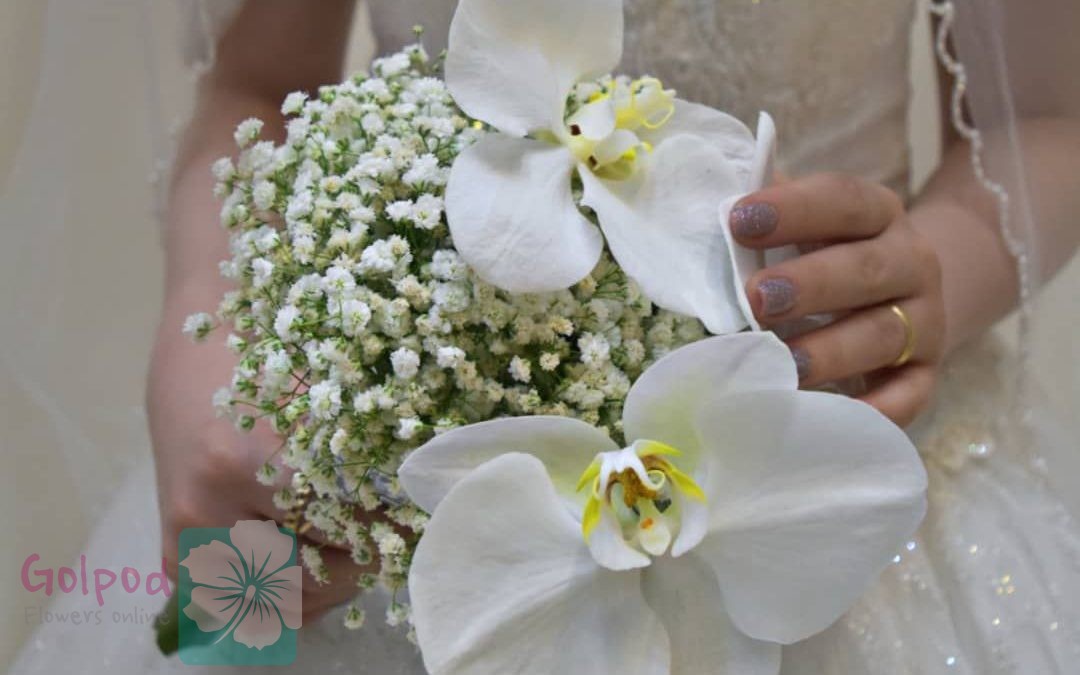دسته گل عروس ونماد هر گل