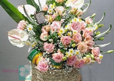 سبد گل گلپاد