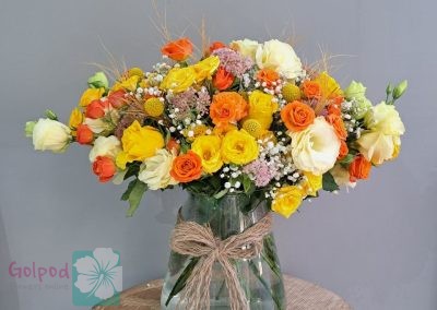 دست گل تازه گلپاد