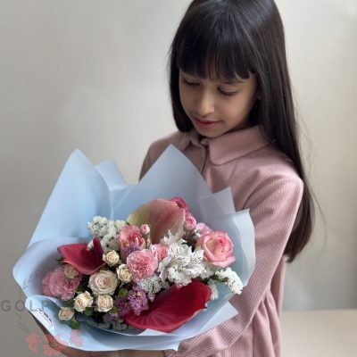 دسته گل دریا با چیدمانی زیبا و چشم نواز
