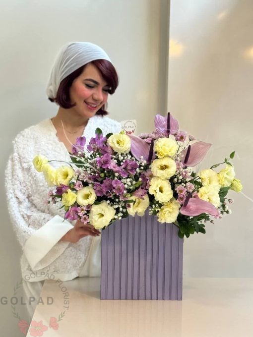 باکس گل رخ سپید مهر
