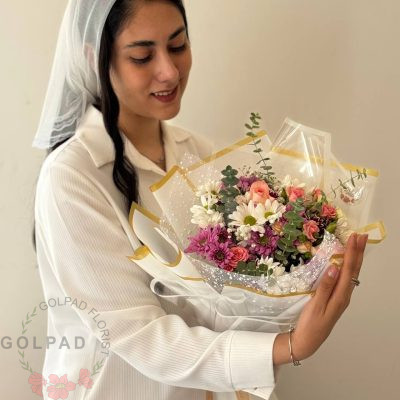 دسته گل حوریا| پیام آرامش و سپاس