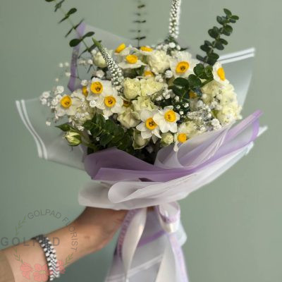 دسته‌گل کارلیا | لطافت آرام‌بخش