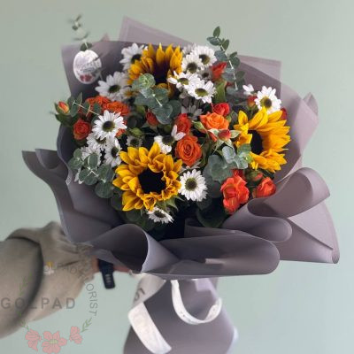 دسته‌گل لِوان | طراوت پاییزی در هر نگاه