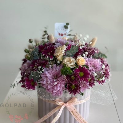 باکس گل لادن |ترکیبی شاداب و عاشقانه