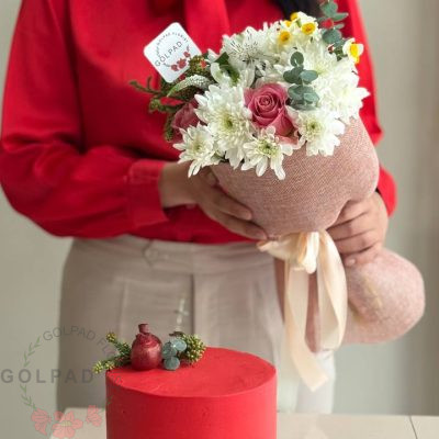 بوکت یارا | لطافت صورتی با حالوهوای شب یلدا