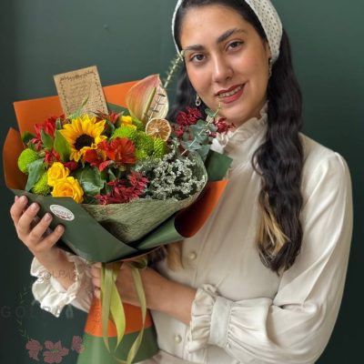 دستهگل یسرا | شکوه و گرمای شب یلدا